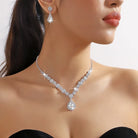 Wedding crystal jewelry set