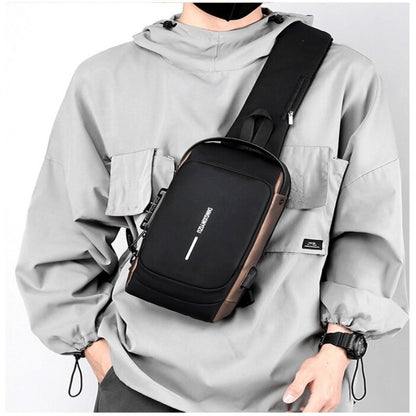 Minimalist commuter sling bag