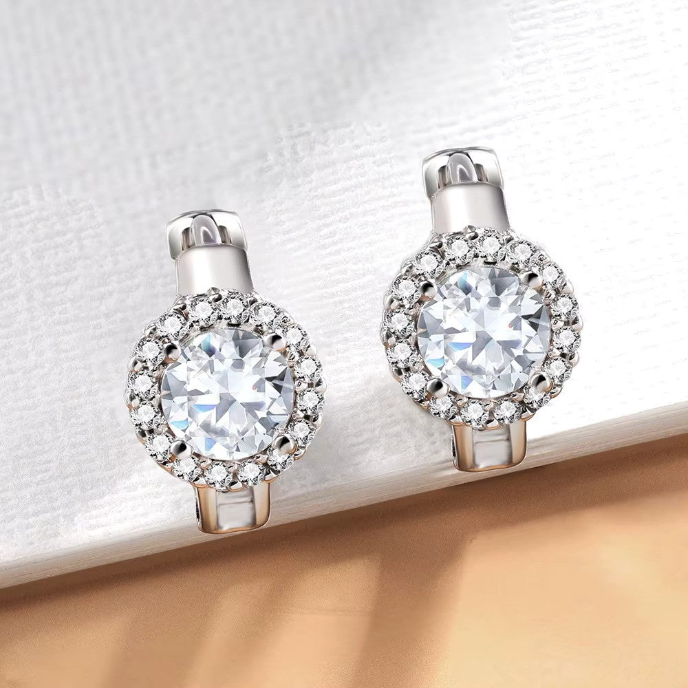 S925 sterling hoop earrings