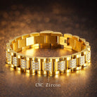 shiny zirc bracelet