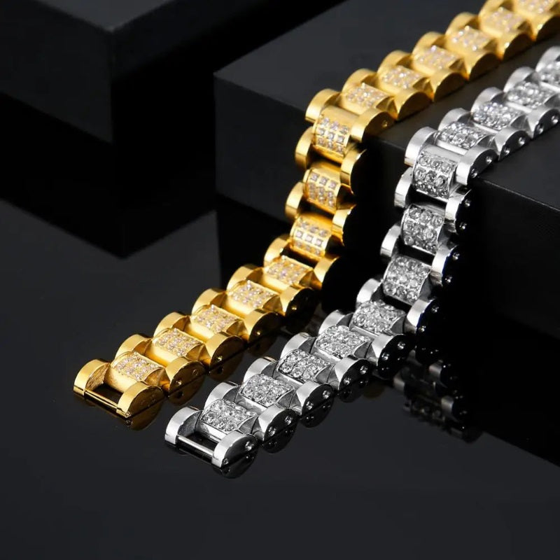 elegant zircon wrist bracelet