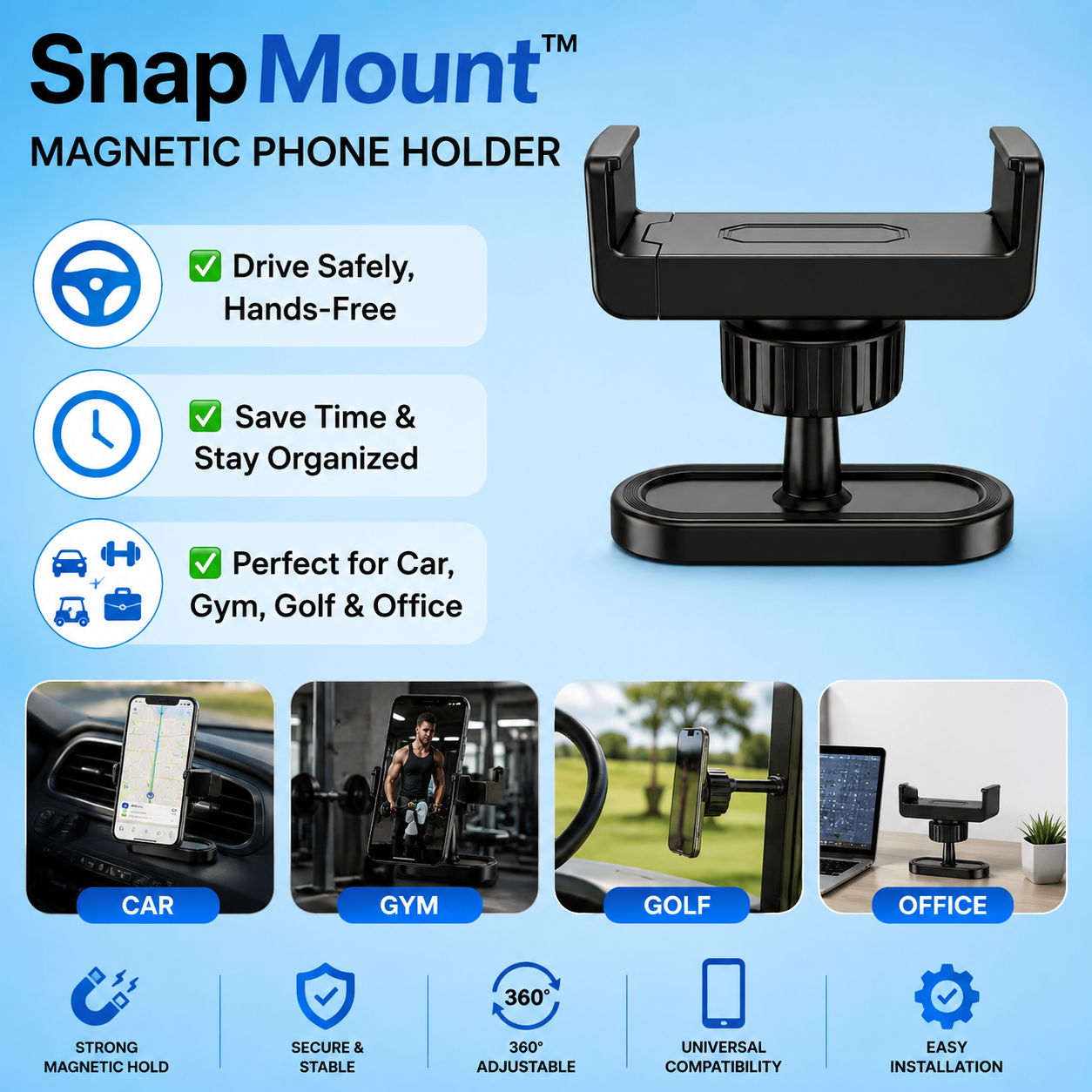 Car phone holder
