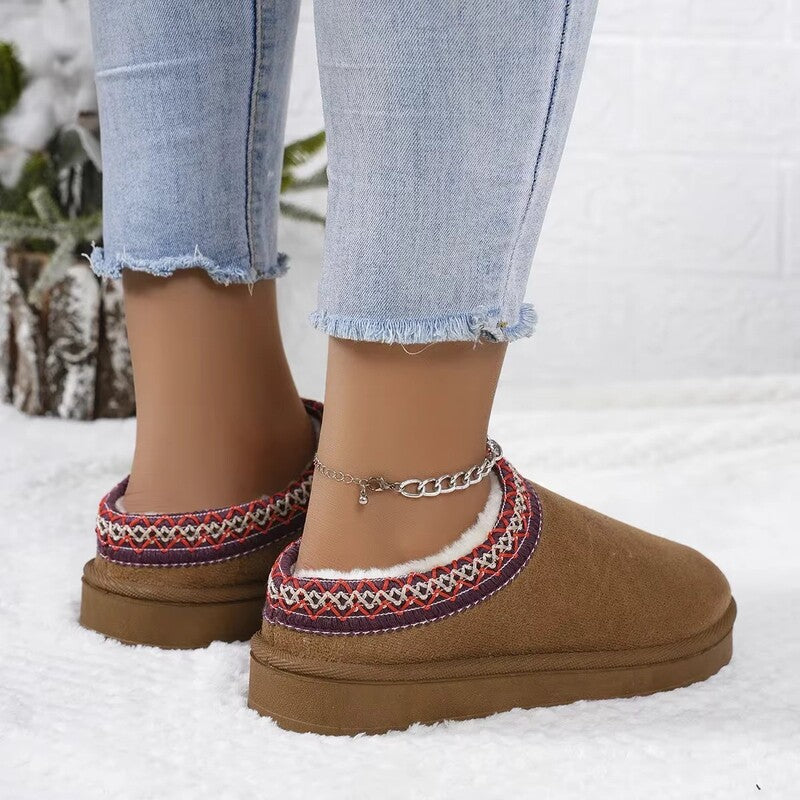 non-slip winter house slippers