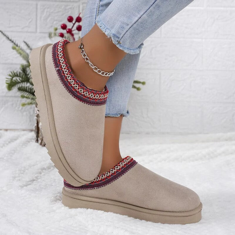 warm fluffy glow slippers