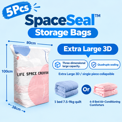 No pump vacuum storage bags