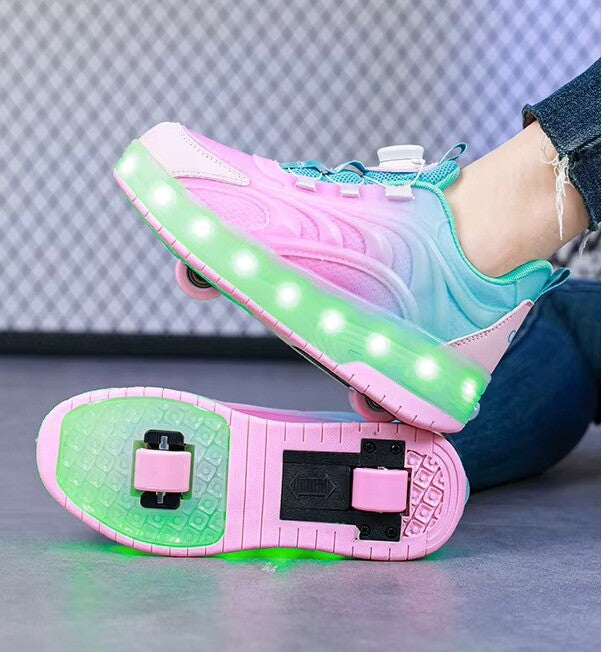 LED wheels sneakers