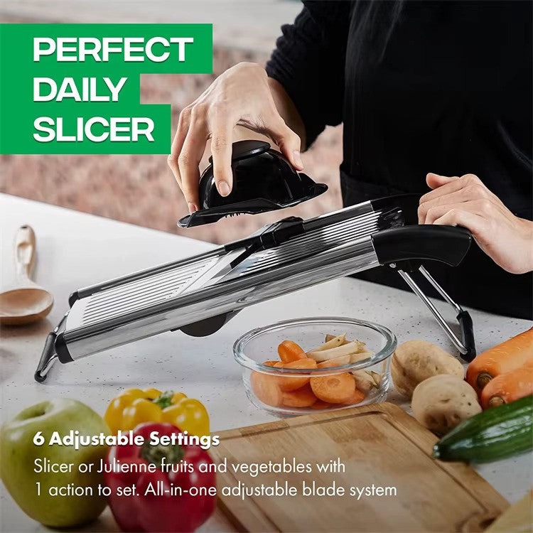 Safety vegetable slicer
