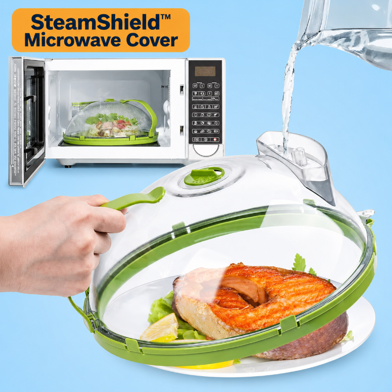 SteamShield™ Microwave Cover