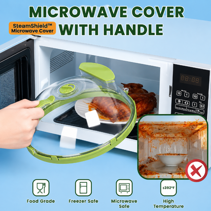 SteamShield™ Microwave Cover