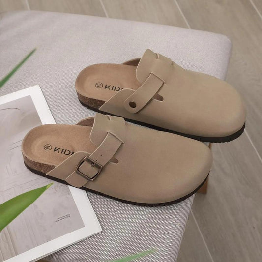 ComfyCork suede cork sandals for women