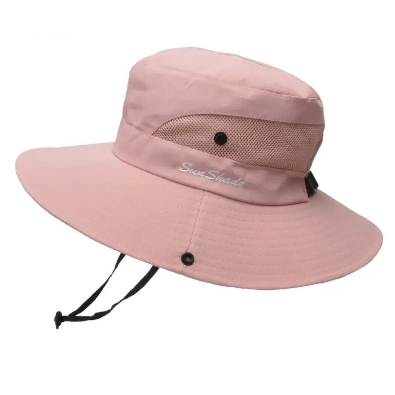 Wide-brim sun protection hat