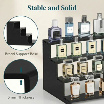 perfume organizer shelf