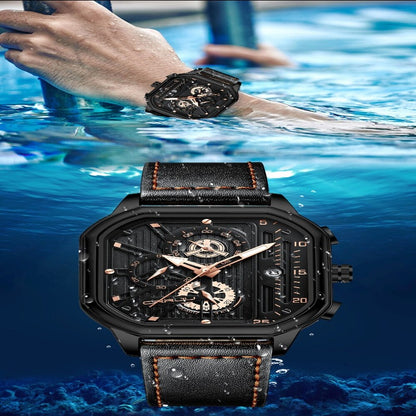 Waterproof gold wristwatch - Mag & Doudy