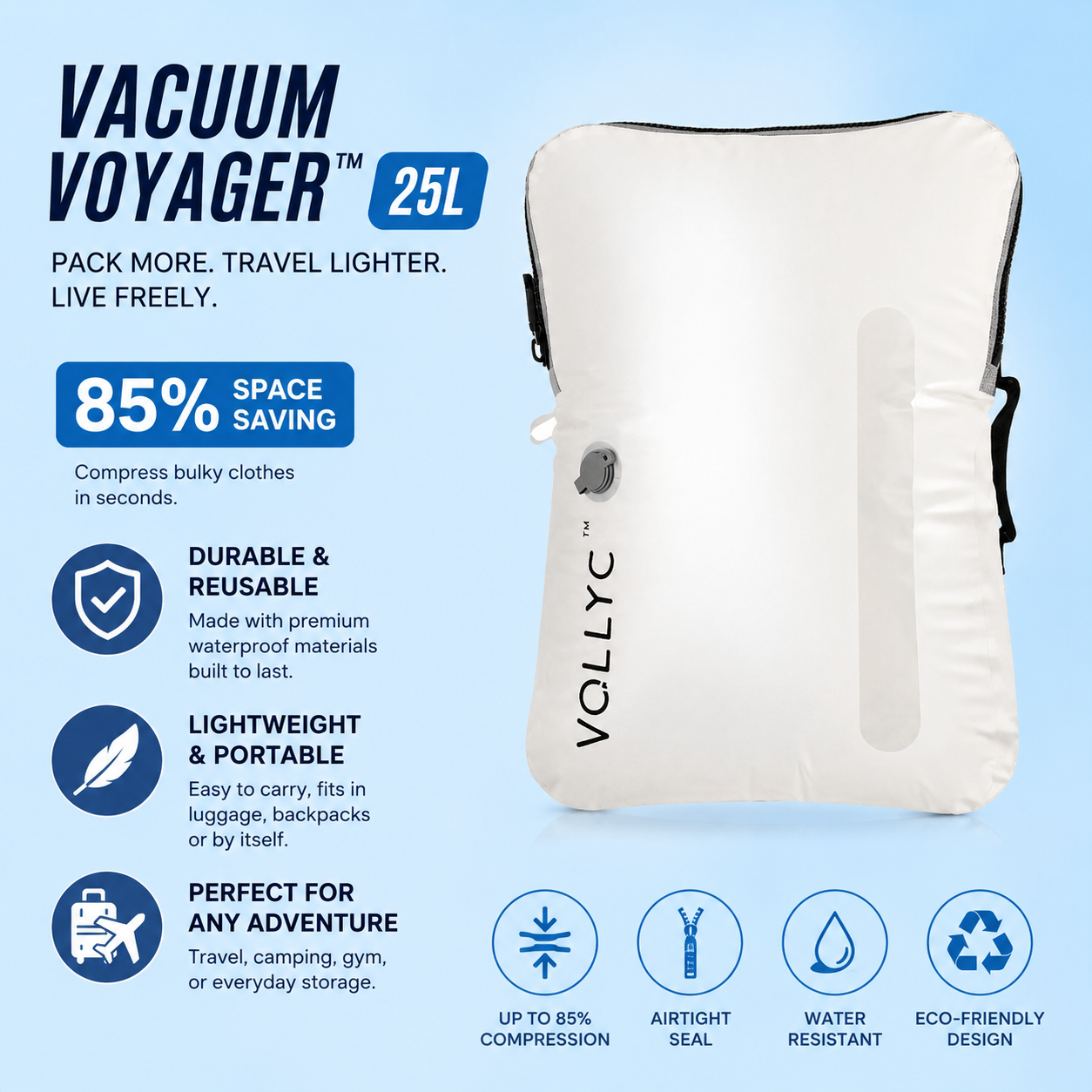 travel packing organizer bag