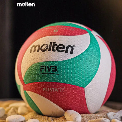 student practice volleyball