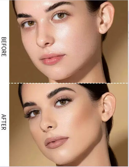 Violet cream contour