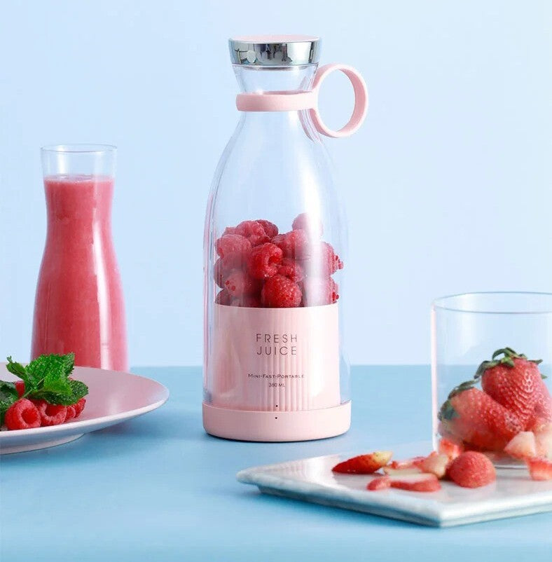 Travel smoothie blender USB juicer bottle