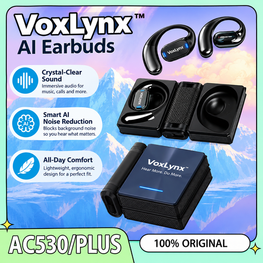 VoxLynx™ AI Earbuds - Mag & Doudy