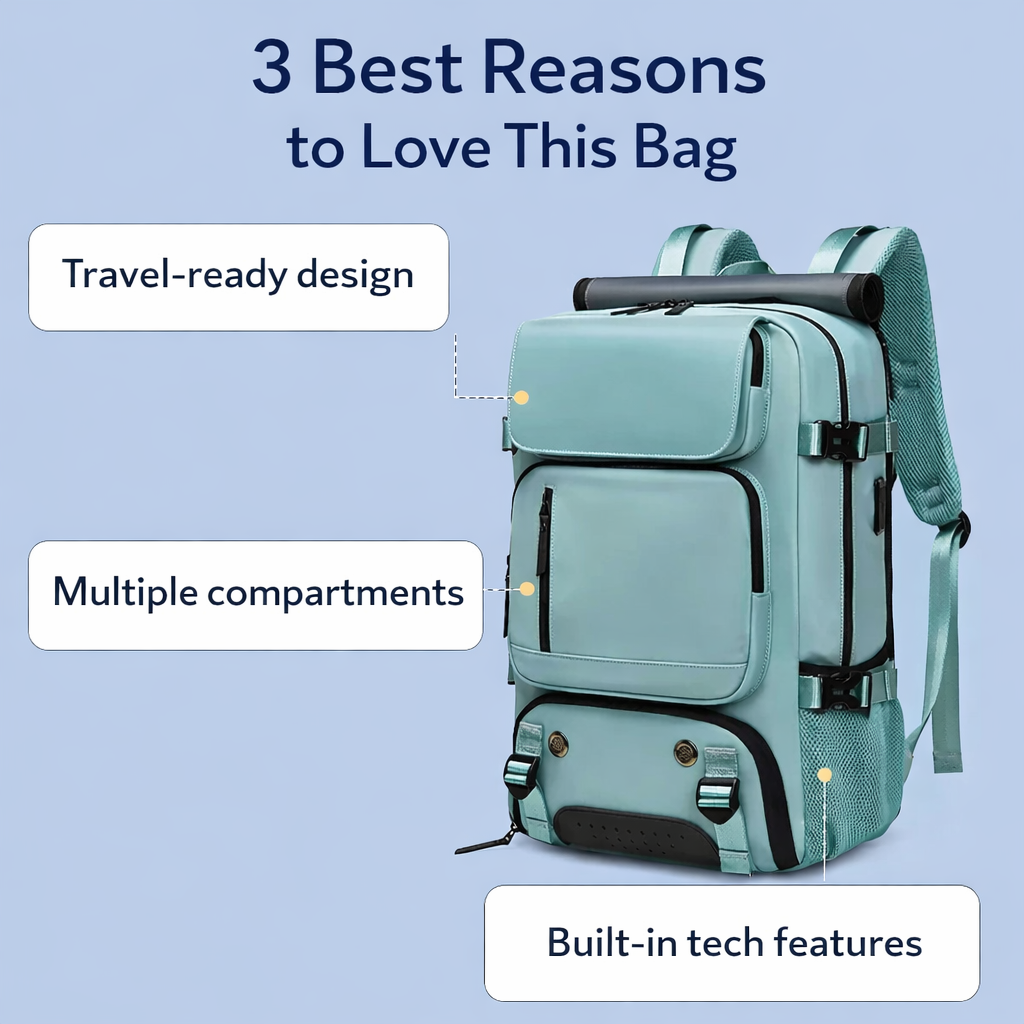 Water-resistant travel bag