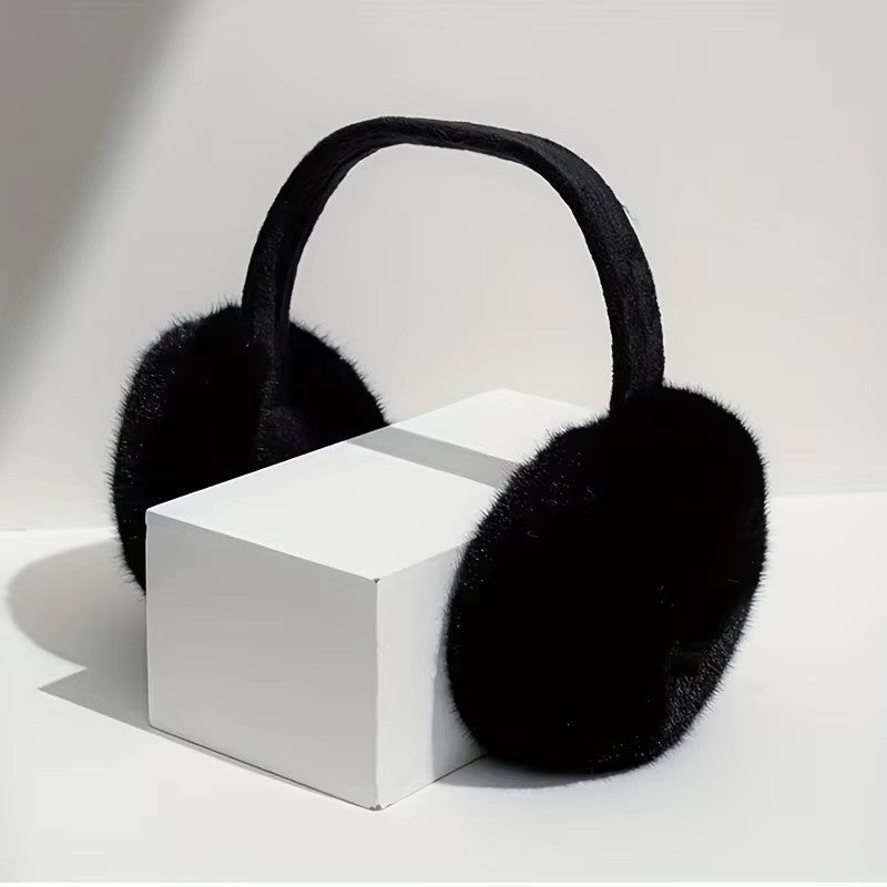 Soft winter earmuffs for women
