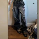 Trendy streetwear denim women