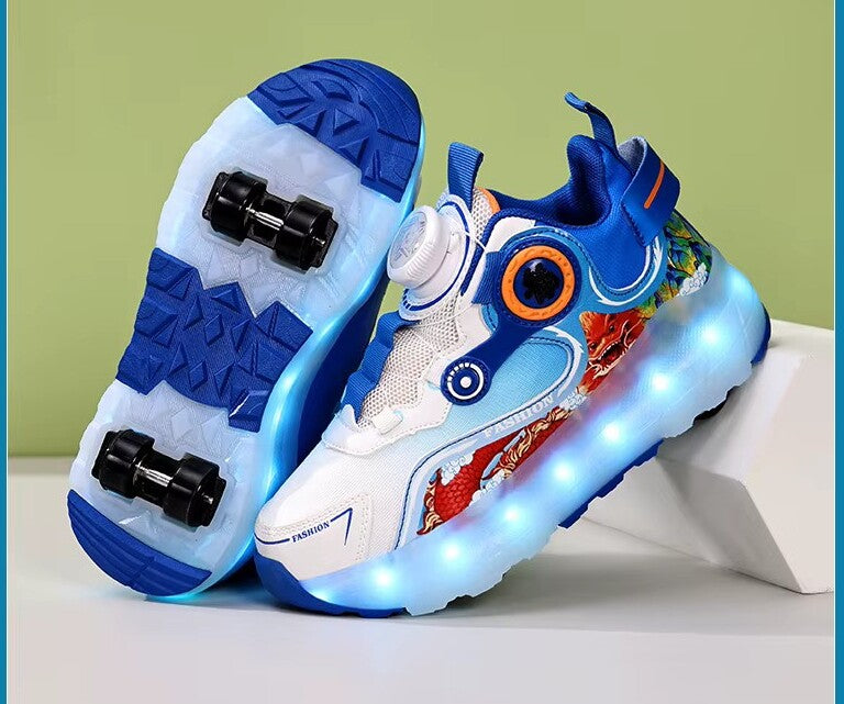 glowing skate shoes for children