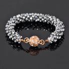 Luxe Crystalline Bead Bracelet - Mag & Doudy
