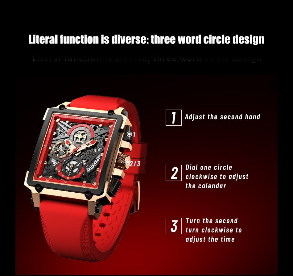 Elegant stainless steel watch - Mag & Doudy