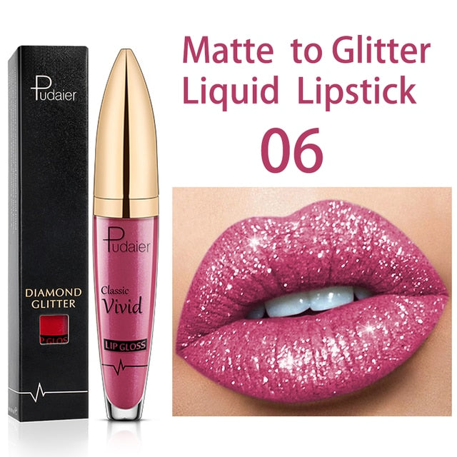 Glitter Shiny Lip Gloss - Mag & Doudy